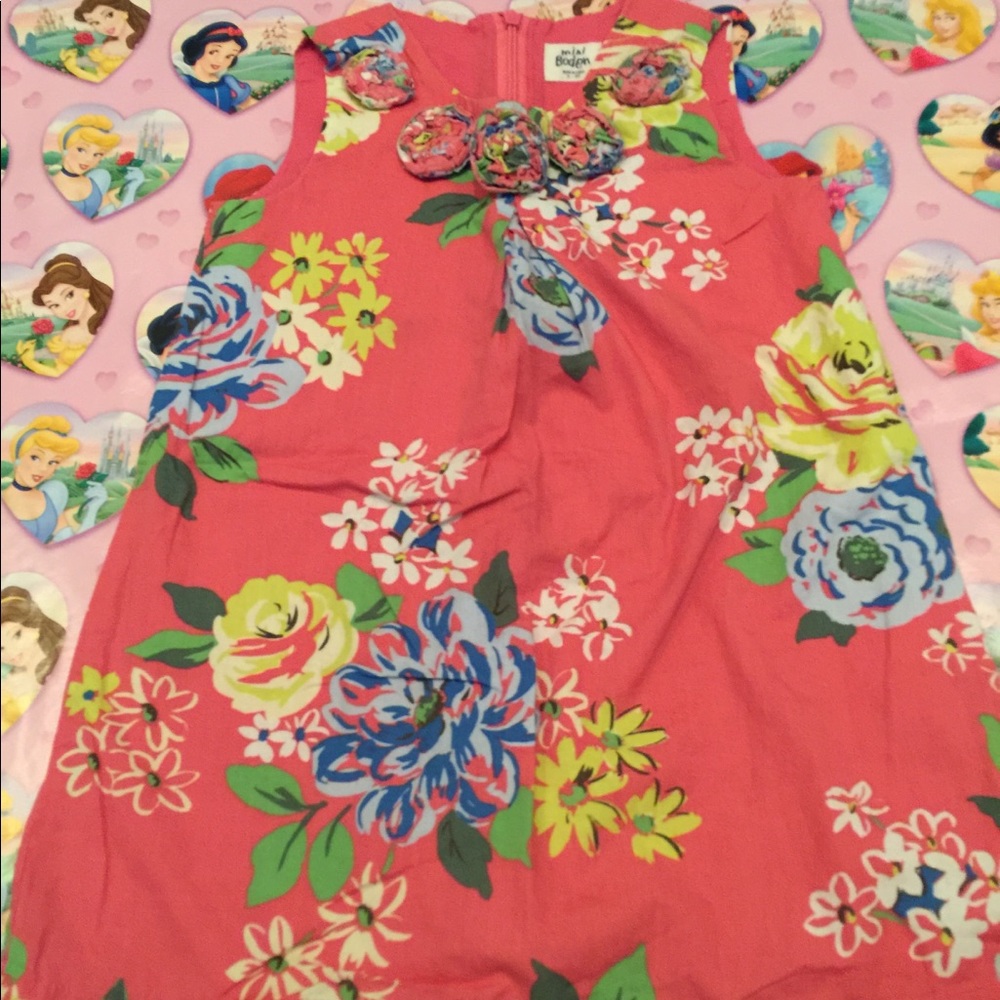 Mini Biden Floral Sleeveless Dress